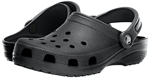 Crocs Unisex-Adult Classic Clogs (Best Sellers), Black, 6 Men/8 Women - Canlaa