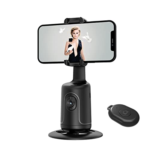 Auto Face Tracking Tripod, 360° Rotation Face Body Phone Camera Mount Smart Shoo - Canlaa