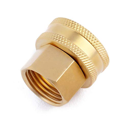 LitOrange (2 Pack Lead-Free Brass Garden Hose Threaded 3/4" GHT to 1/2 NPT Fittin - Canlaa