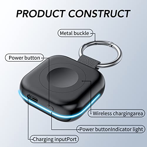 HUOTO Portable Charger for Apple Watch,Wireless Magnetic iWatch Charger 1200mA - Canlaa