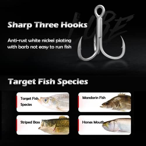 4PCS Fishing Lures Fishing Spoons,Special Shaped Hard Metal Sequin Fishing Jigs Baits,JoyFishing Spoof Gifts Wobble Feathers Fishing Hook for Freshwater Fishing Lovers (Glossy) - Canlaa