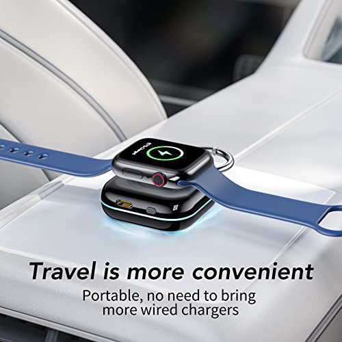 HUOTO Portable Charger for Apple Watch,Wireless Magnetic iWatch Charger 1200mA - Canlaa