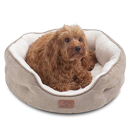 Bedsure Small Dog Bed for Small Dogs Washable - Round Cat Beds for Indoor Cats, - Canlaa