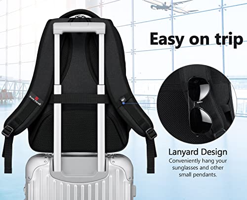 Bagsure Travel Laptop Backpack, Business Water Resistant Laptop Backpack with US - Canlaa