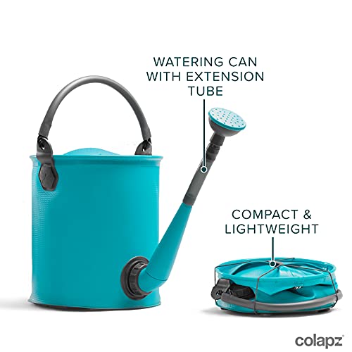 Colapz 1.5 Gallon Premium Collapsible Outdoor Watering Can - Convertible to 2 Gallo - Canlaa