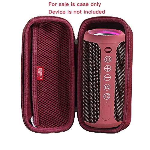 Hermitshell Hard Travel Case for Ortizan Portable Bluetooth Speaker IPX7 Waterproof Wireless Speaker (Wine Red) - Canlaa