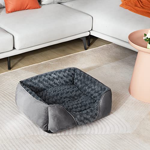 Small Dog Bed for Large Medium Small Dogs Rectangle Washable Dog Bed, Orthoped - Canlaa