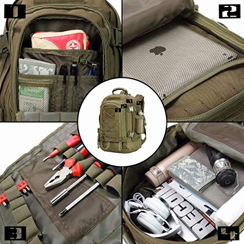 ARMY PANS Backpack for Men Large Military Backpack Tactical Waterproof Backpack - Canlaa