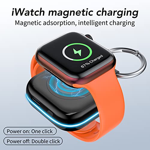 HUOTO Portable Charger for Apple Watch,Wireless Magnetic iWatch Charger 1200mA - Canlaa