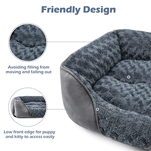 Small Dog Bed for Large Medium Small Dogs Rectangle Washable Dog Bed, Orthoped - Canlaa