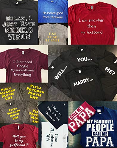 Custom T Shirts Ultra Soft Add Your Own Text Message Unisex Cotton T Shirt [Adult/Black/M]