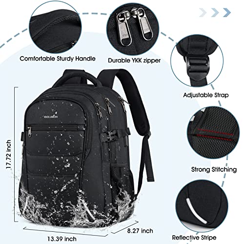 Laptop Backpack 15.6 Inch Travel Backpack Waterproof Computer Backpack Large Wo - Canlaa