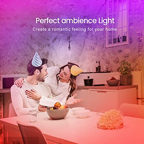 100 FT LED Strip Lights,Rope Lights,Bluetooth APP Control,Color Changing Light - Canlaa