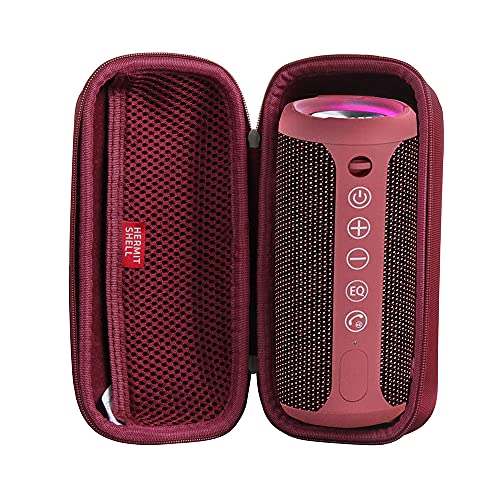 Hermitshell Hard Travel Case for Ortizan Portable Bluetooth Speaker IPX7 Waterproof Wireless Speaker (Wine Red) - Canlaa