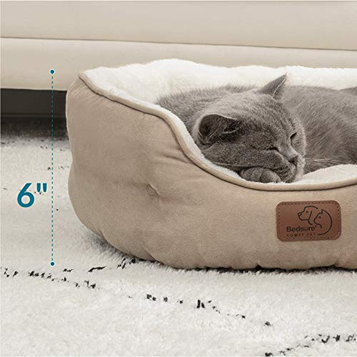 Bedsure Small Dog Bed for Small Dogs Washable - Round Cat Beds for Indoor Cats, - Canlaa