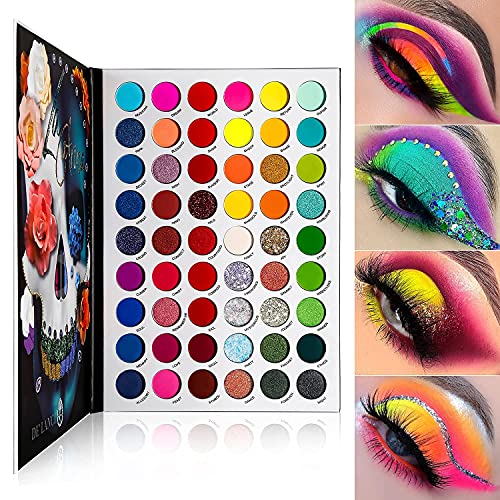 Customized Eyeshadow Palette 54 Colors, Big Colorful Eye Shadow Palette, Highly - Canlaa