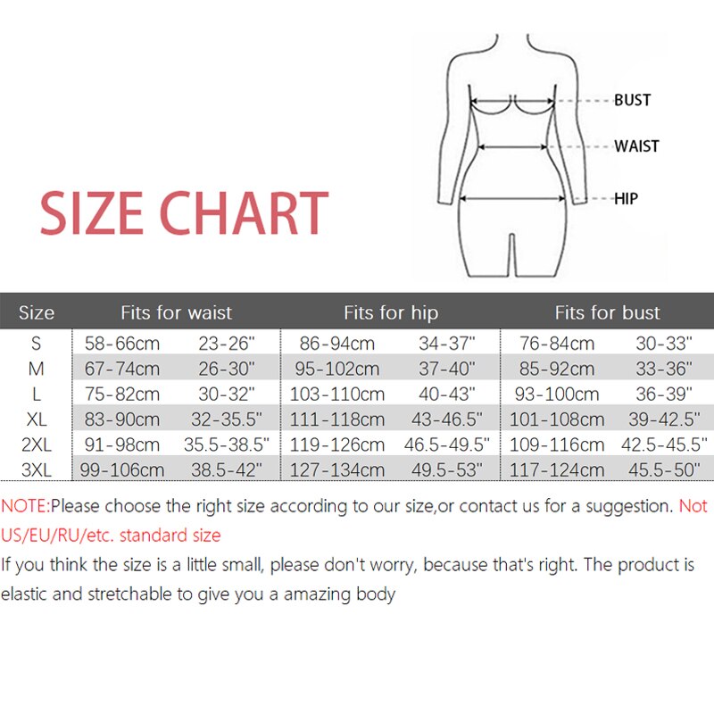 Fajas Reductoras Full Body Shaper waist trainer Surgery Underbust Slim Shapewear Bodysuit Butt Lifter Waist trainer - Canlaa