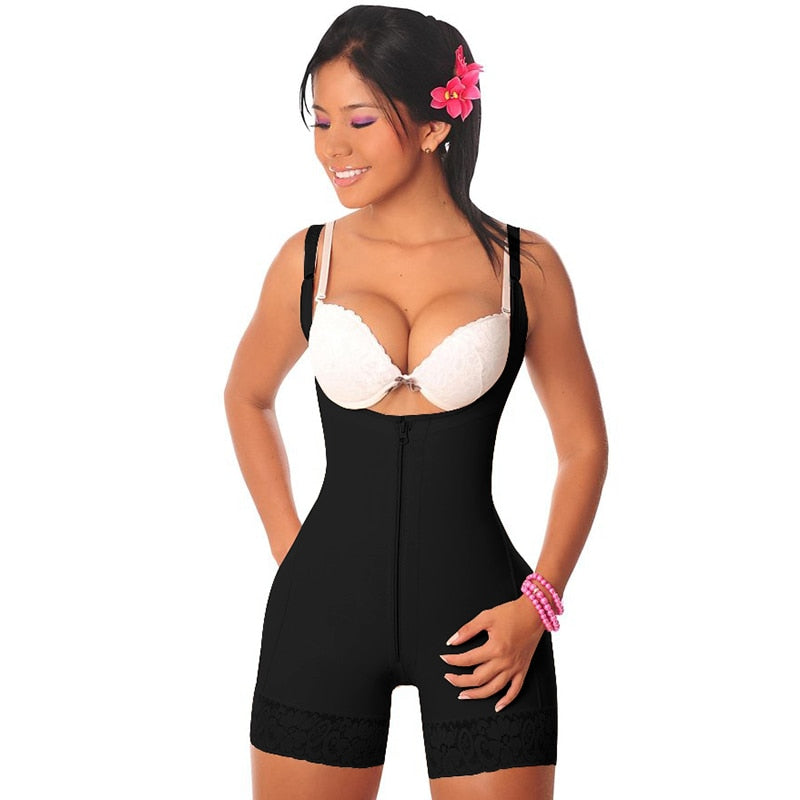 Fajas Reductoras Full Body Shaper waist trainer Surgery Underbust Slim Shapewear Bodysuit Butt Lifter Waist trainer - Canlaa