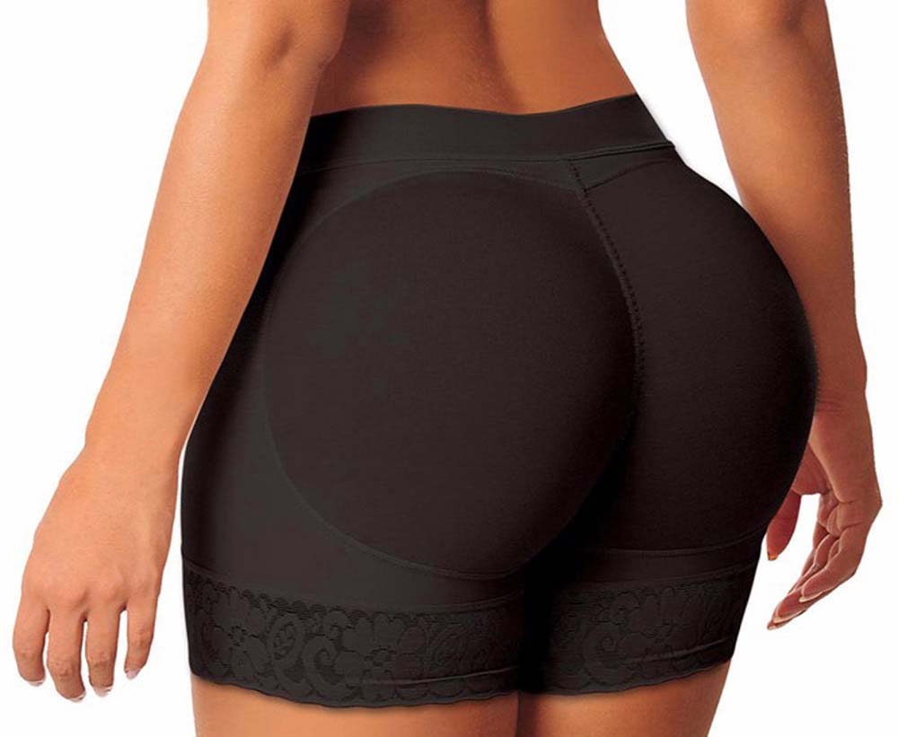 Womens Butt and Hip Enhancer Booty Padded Underwear Panties Body Shaper Seamless Butt Lifter Panty Boyshorts Shapewear - Canlaa