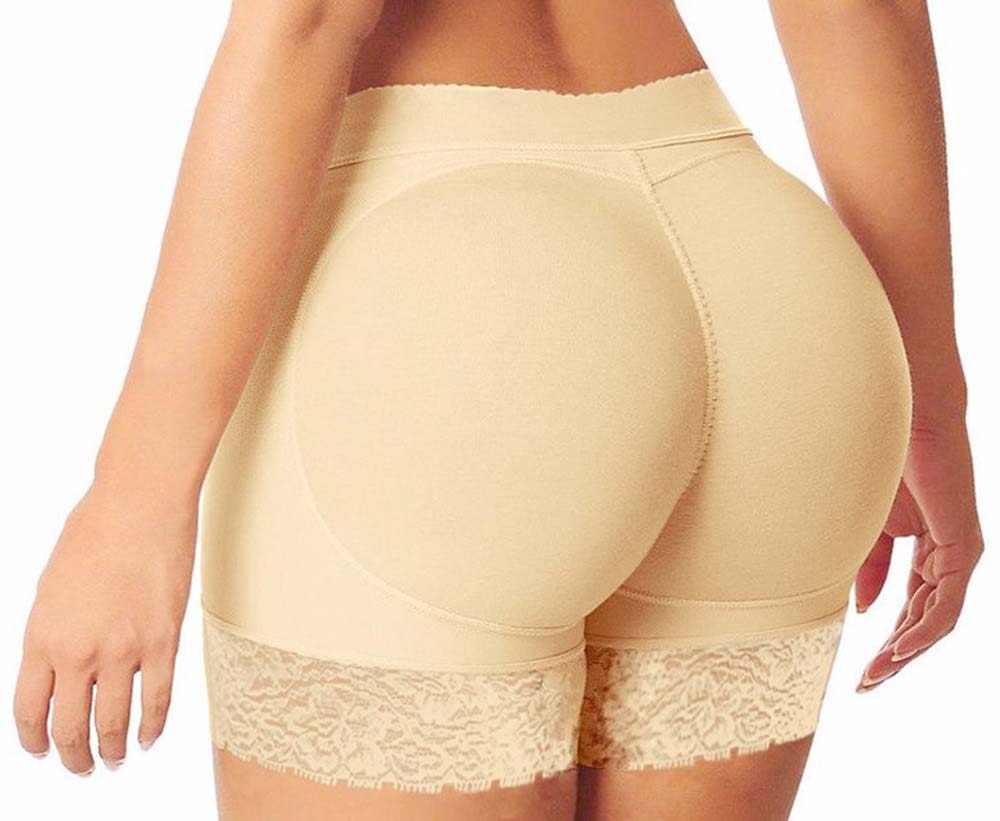 Womens Butt and Hip Enhancer Booty Padded Underwear Panties Body Shaper Seamless Butt Lifter Panty Boyshorts Shapewear - Canlaa