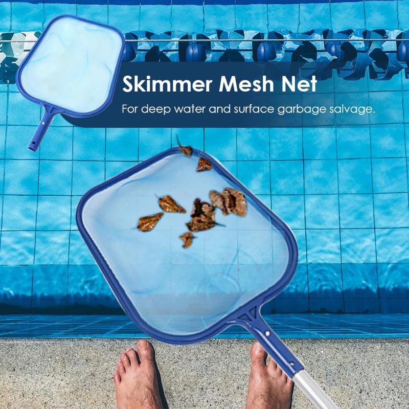 5PCS Swimming Pool Skimmer Net  Fish Pond  Leaf Skimmer Rake Net Professional Cleaning Tool Fish Pond Skimmer Net - Canlaa