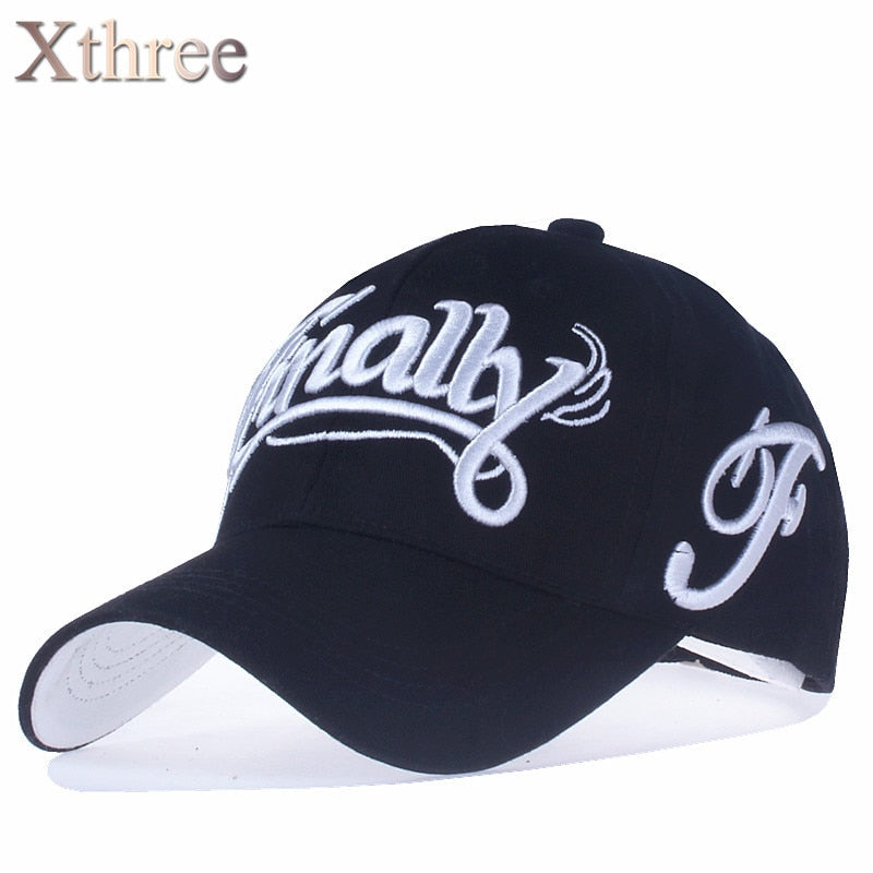 Xthree 100% Cotton Baseball Cap Women Casual Snapback Hat for Men Casquette Homme Letter Embroidery Gorras - Canlaa