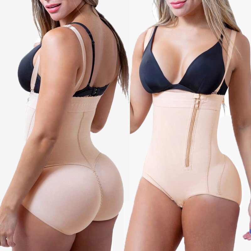 Reducing and Shaping Girdles Woman Colombian Post Liposuction  Latex Body Shaper Shapewear Vest - Canlaa