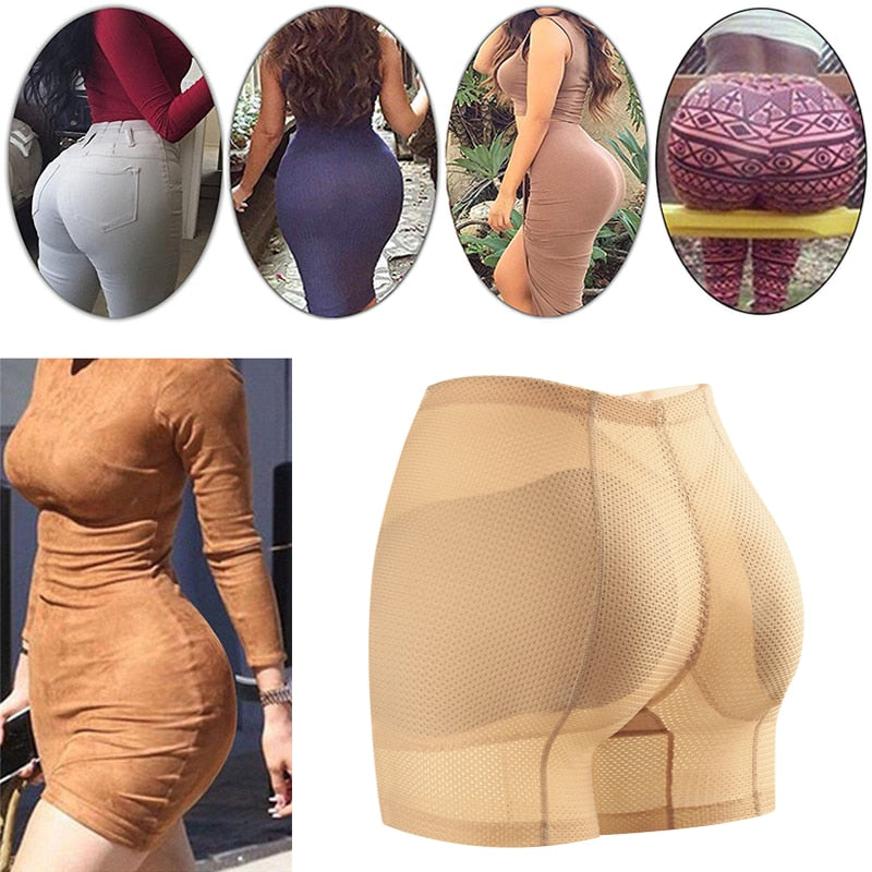 CXZD Booty Hip Enhancer Invisible Lift Butt Lifter Shaper Padding Panty Push Up Bottom Boyshorts Sexy Shapewear Panties - Canlaa