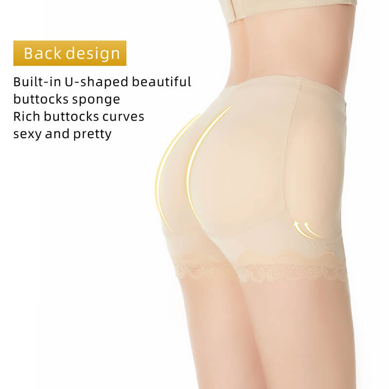 Shaping Panties Hip Padded Panty Women Push Up Fake Ass Flat Tummy Body Shaper Plus Size Shapewear Shorts Seamless Underwear - Canlaa