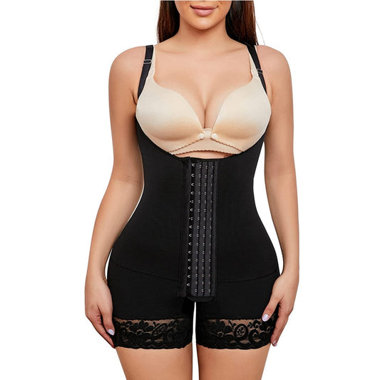 Women&#39;s Corset High Girdle For Daily And Post-Surgical Use Slimming Sheath Belly Compression Garment Tummy Full Shapewear Fajas - Canlaa