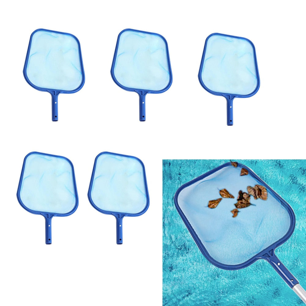 5PCS Swimming Pool Skimmer Net  Fish Pond  Leaf Skimmer Rake Net Professional Cleaning Tool Fish Pond Skimmer Net - Canlaa